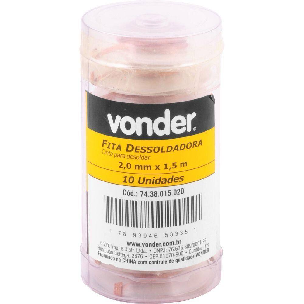 Fita-malha Dessoldadora 2mm X 1,5m Vonder