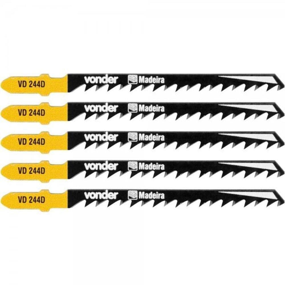 Lamina Serra Tico-tico Aço Carbono Vd 244d 6dpp Encaixe T Pa