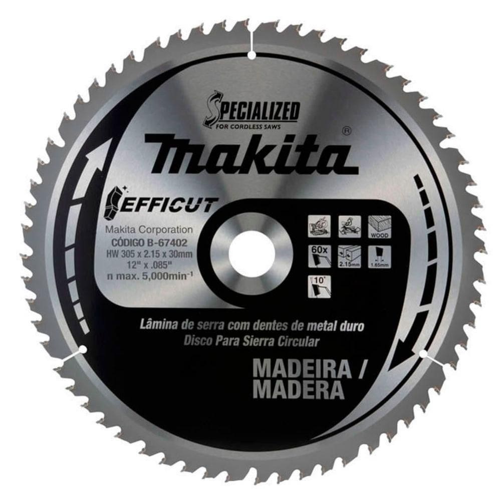 Lamina De Serra Tct 305mm X 30mm X 60t