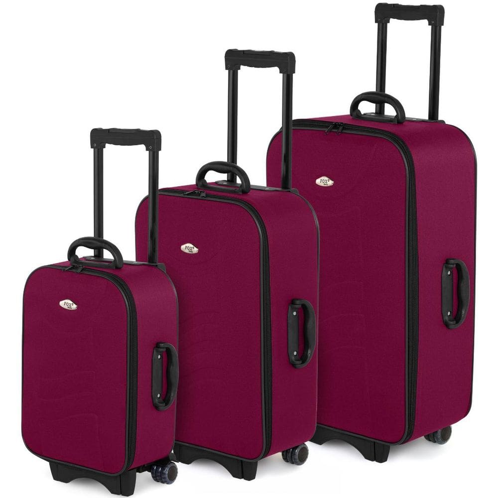 Conjunto Mala De Viagem Com 3 Peças Mala Pequena Medida Anac