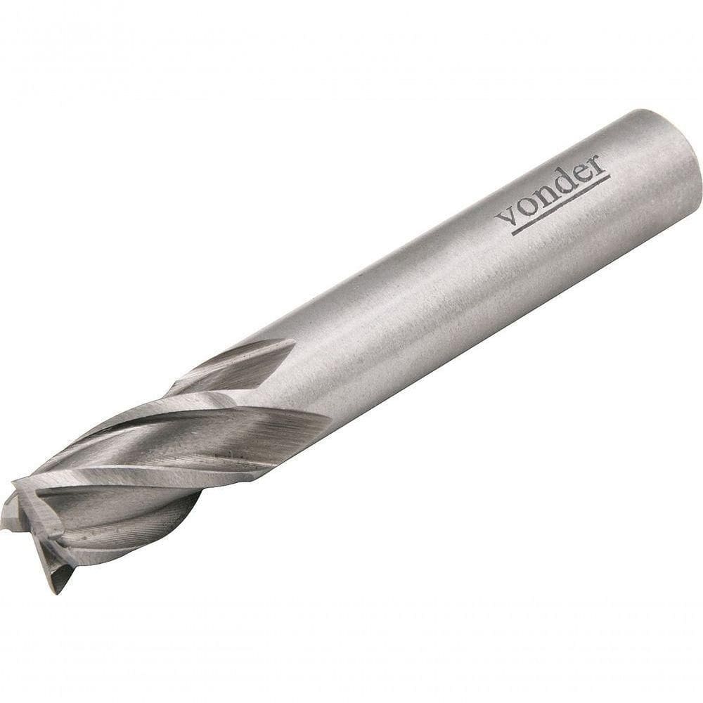 Fresa Topo Aço Rápido 1-4 4 Cortes Reto 9,5mm Din 844 Vonder