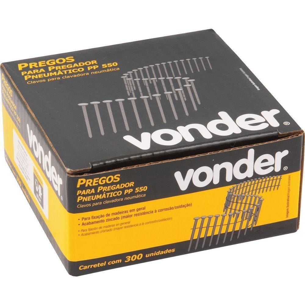 Prego Ardox 45mm Carretel 300 Pçs P Pregador Pp550 Vonder