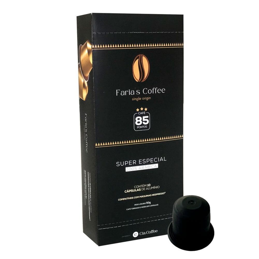 Faria`S Coffee Cápsulas   10 Unidades