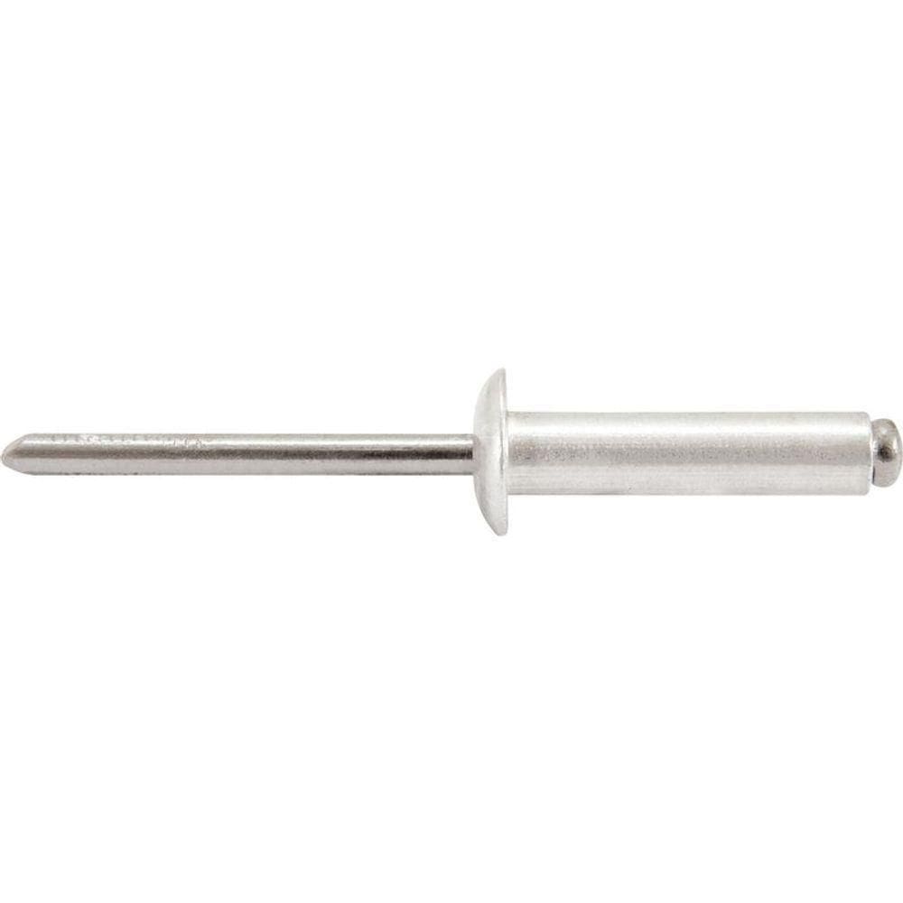 Rebite Repuxo De Alumínio 3,2x10,0mm Mandril Aço Com 100 Peç