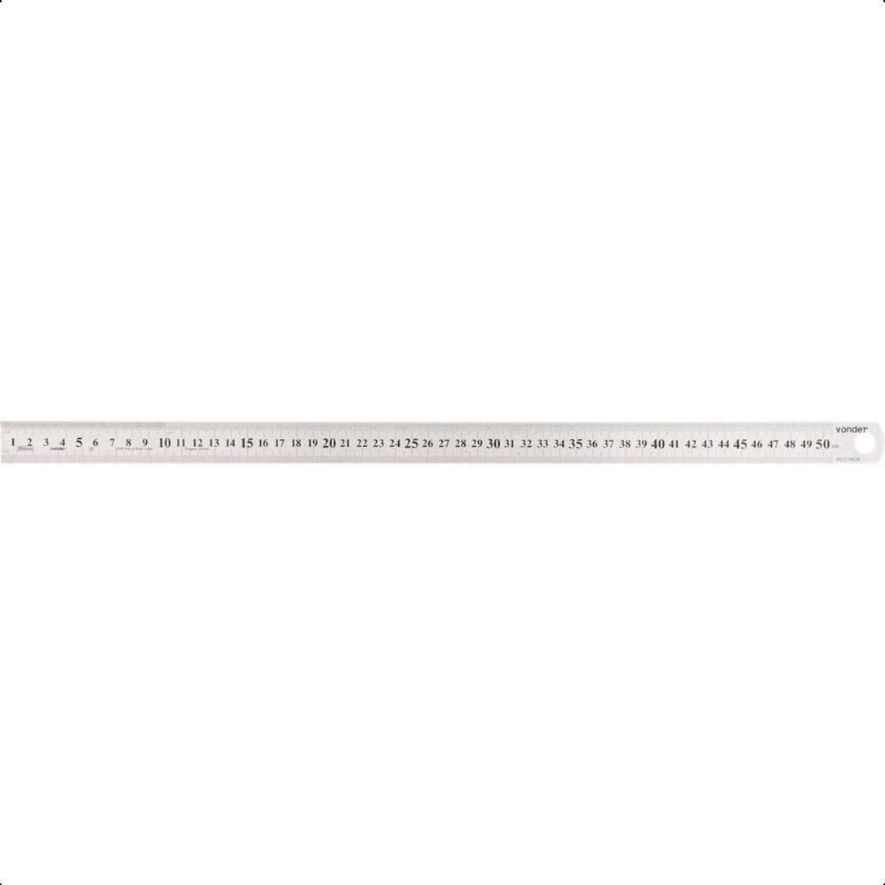 Escala De Aço Inox 600mm Vonder