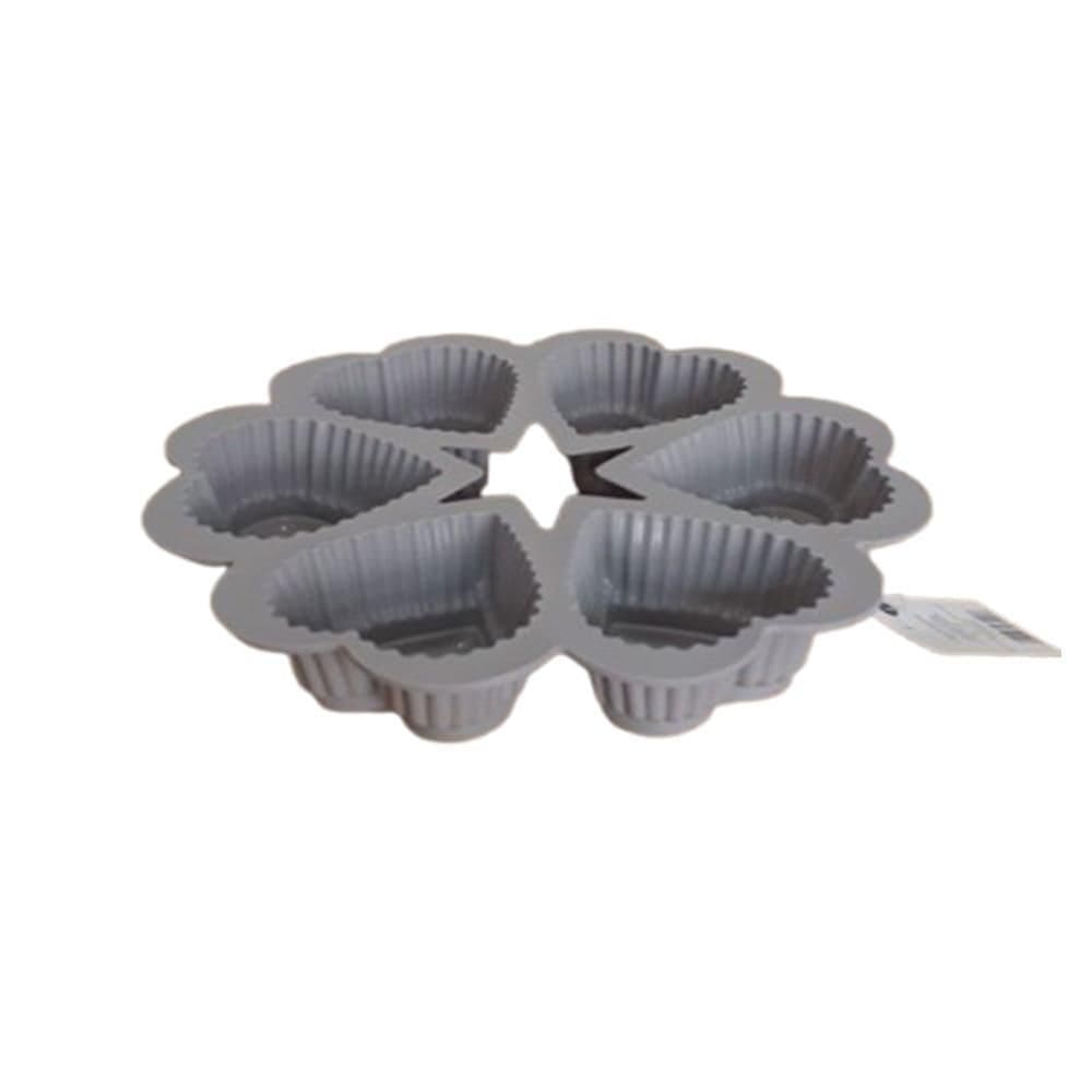 Forma De Silicone Coração Bolo Bolinho Cupcake Escolha A Cor