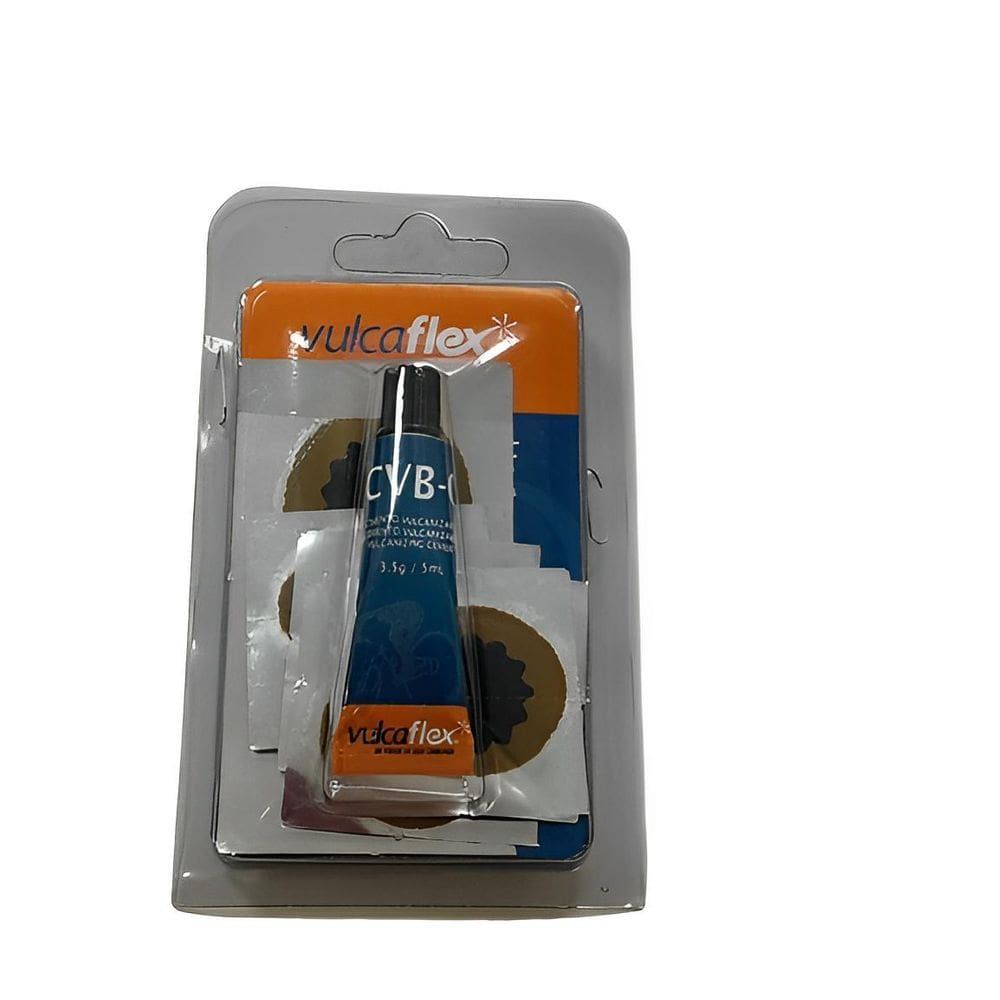 Kit Max Reparo Remendo Cola Lixa De Câmara Bike Vulca Flex