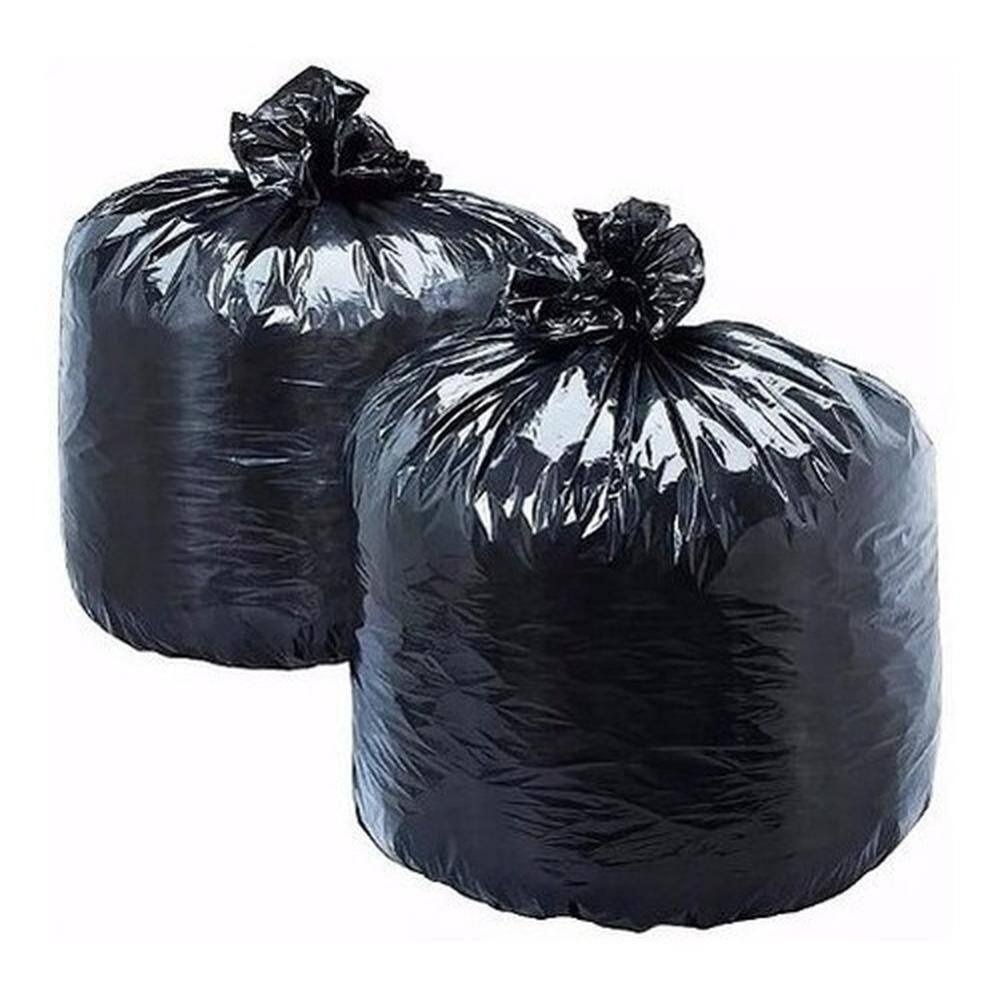 Saco De Lixo Reforçado Preto 30 Litros C- 600 Unidades
