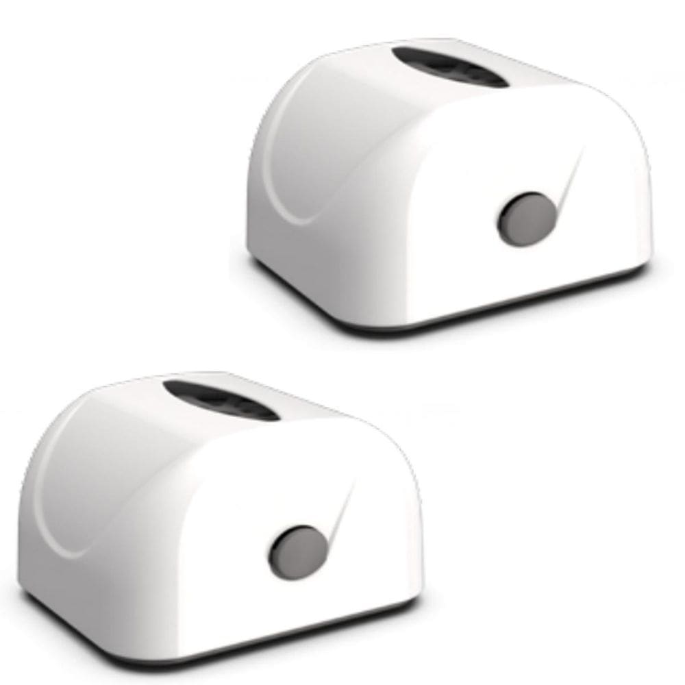 2 Porta Guardanapos Papel Mesa Branco Suporte Organizador