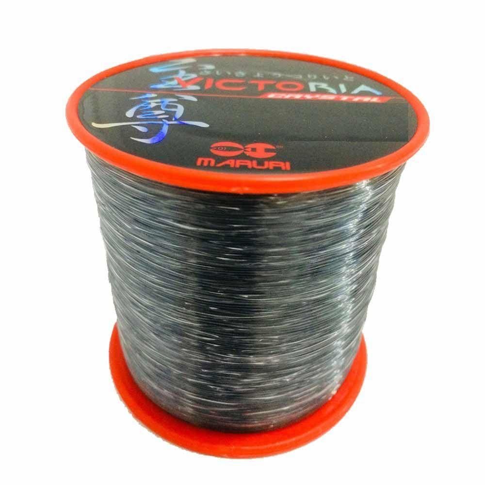 Linha Pesca Mono Victoria Cinza Carretel Grande Medida 0,23mm 600m