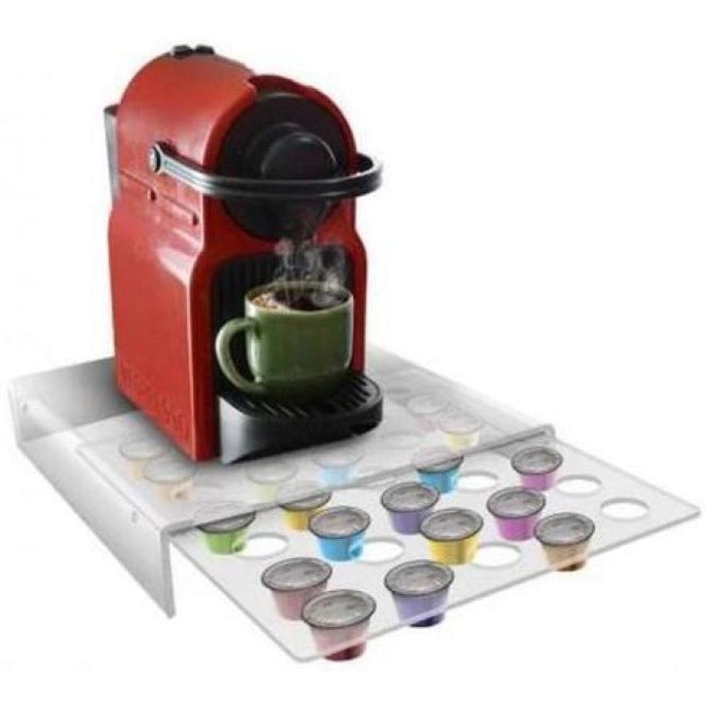 Porta Cápsulas Gaveta Nespresso Acrílico Copa Escritório