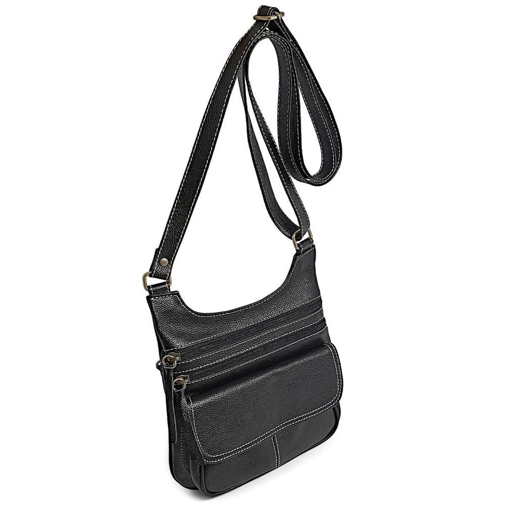Bolsa Feminina Pequena Feita De Couro Alça Tiracolo