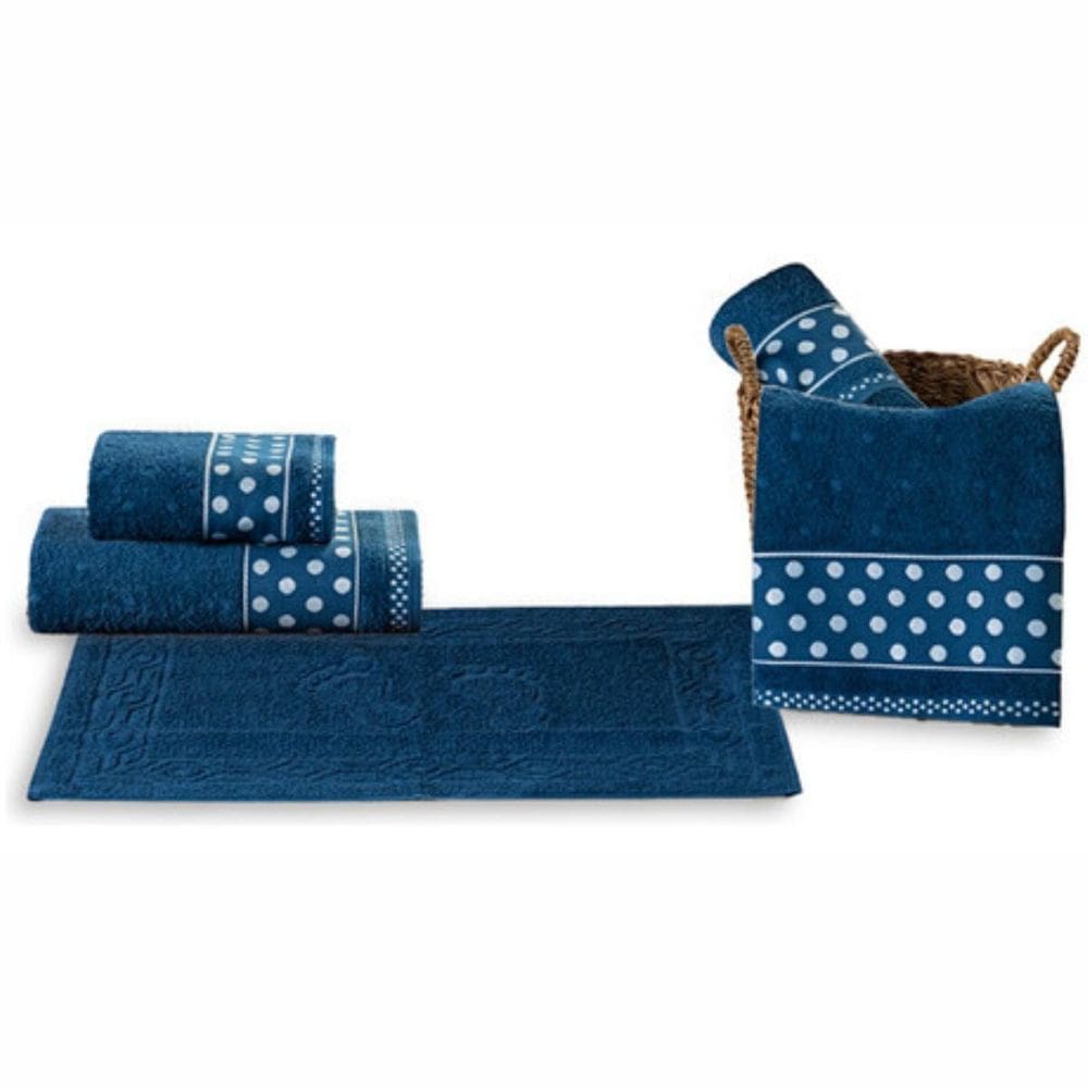 Kit Toalha Banhão 5Pç Gigante Grossa Romance Algodão Egipcio