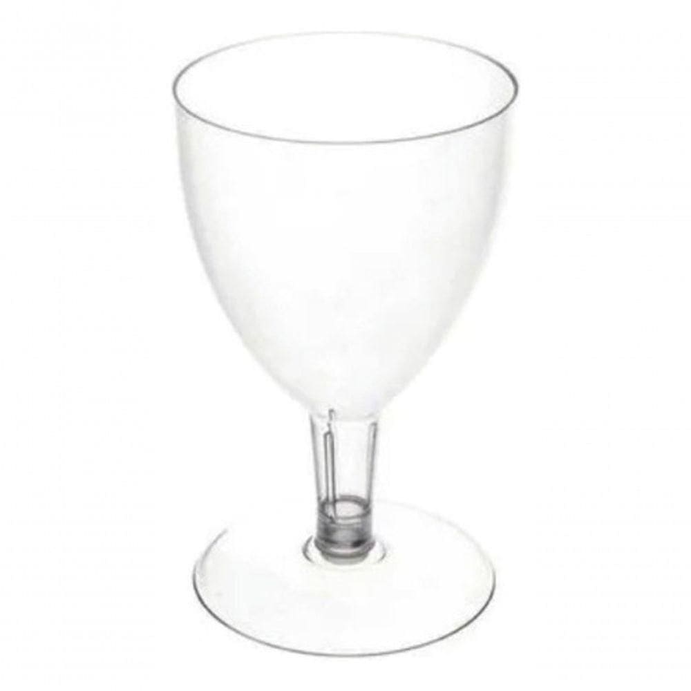 Taça De Vinho Pit 170 Cristal 170ml Plastilânia - 10 Unidade