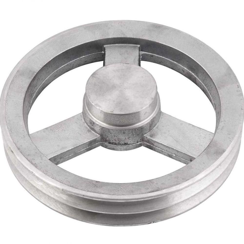 Polia Alumínio 200mm 2 Canais Perfil A - Vonder