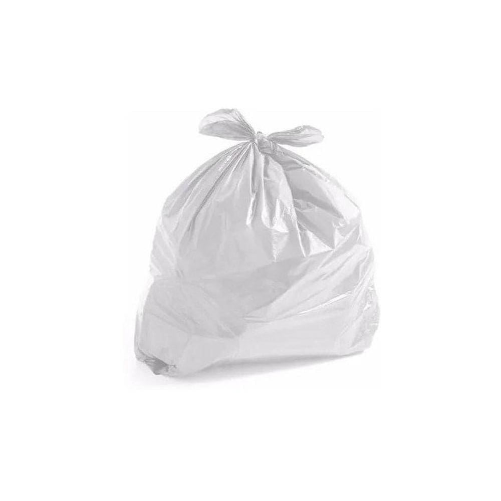 Saco De Lixo Leitoso Branco 200l Micra 0,08 100 Unidades