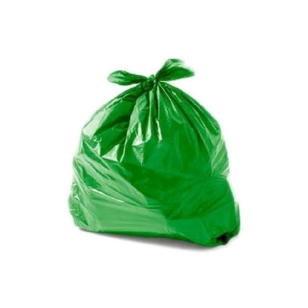 Saco De Lixo 60 Litros Pacote C-100 Verde