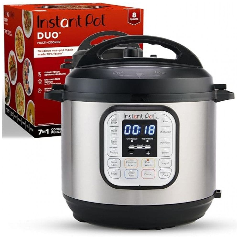Panela de Pressão Elétrica Duo 80, 7 em 1, Aço inoxidável, 110v, INSTANT POT IP DUO80, Prateado