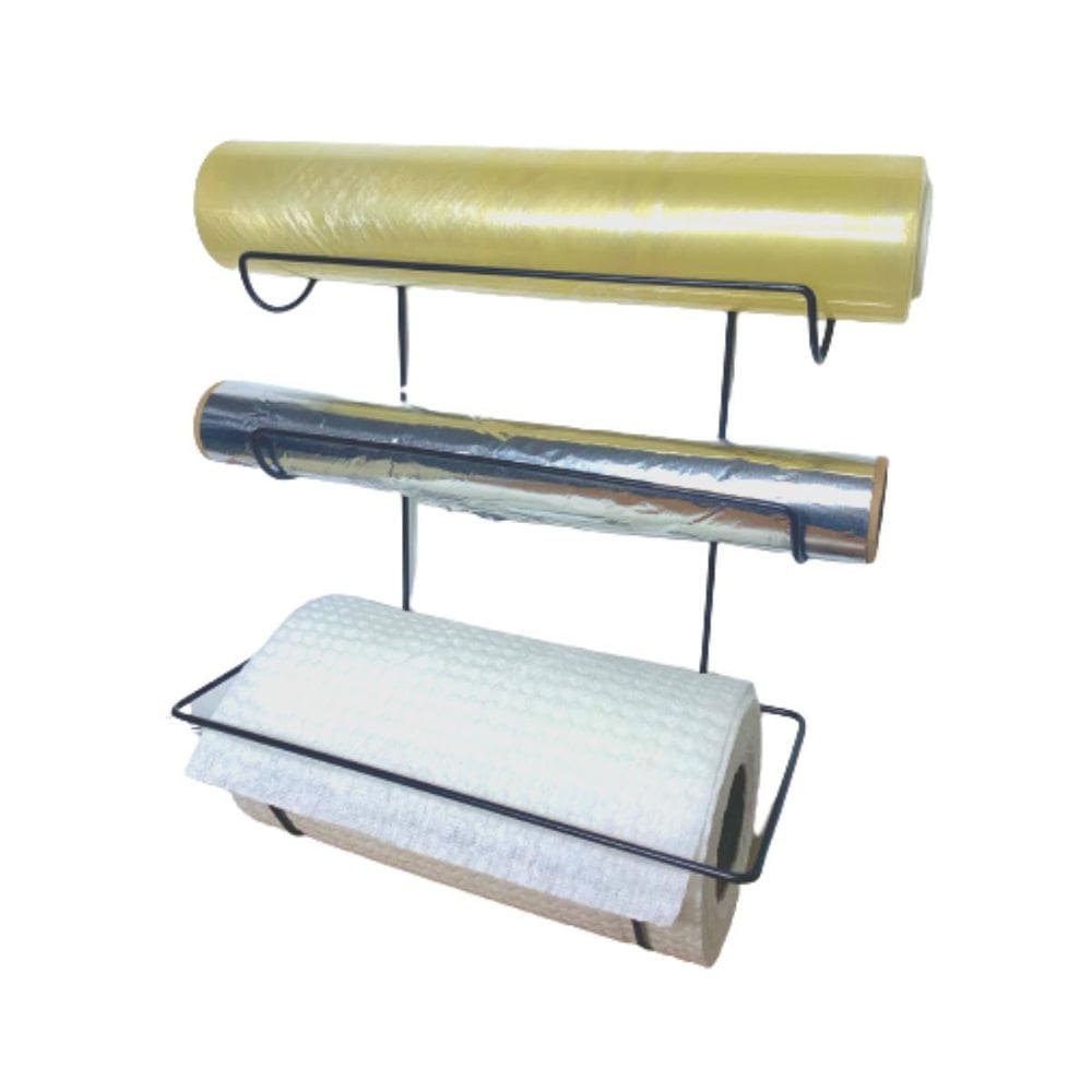 Porta Rolos Triplo Papel Toalha Papel Aluminio Papel Filme