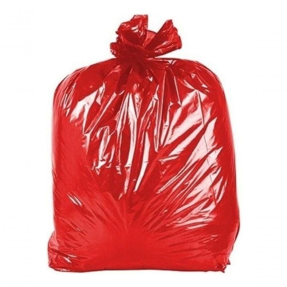 Saco De Lixo 60 Litros Pacote C-100 Vermelho