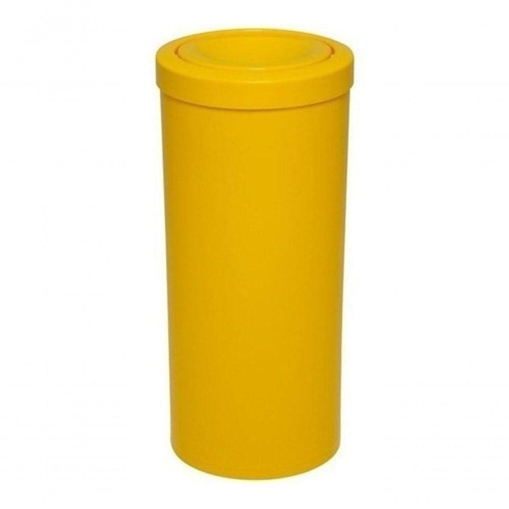 Lixeira Plástica 50 Litros Com Tampa Meia Esfera