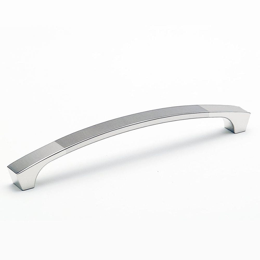 Puxador Para Armário Com 224 Mm Puxador Nuvola Prata
