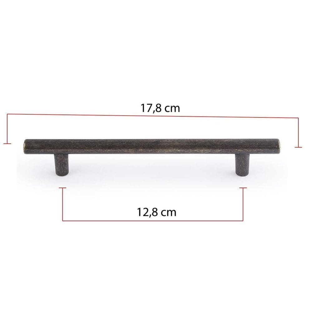 Kit Com 1 Puxador Alça Colonial Para Cozinha Quarto Banheiro