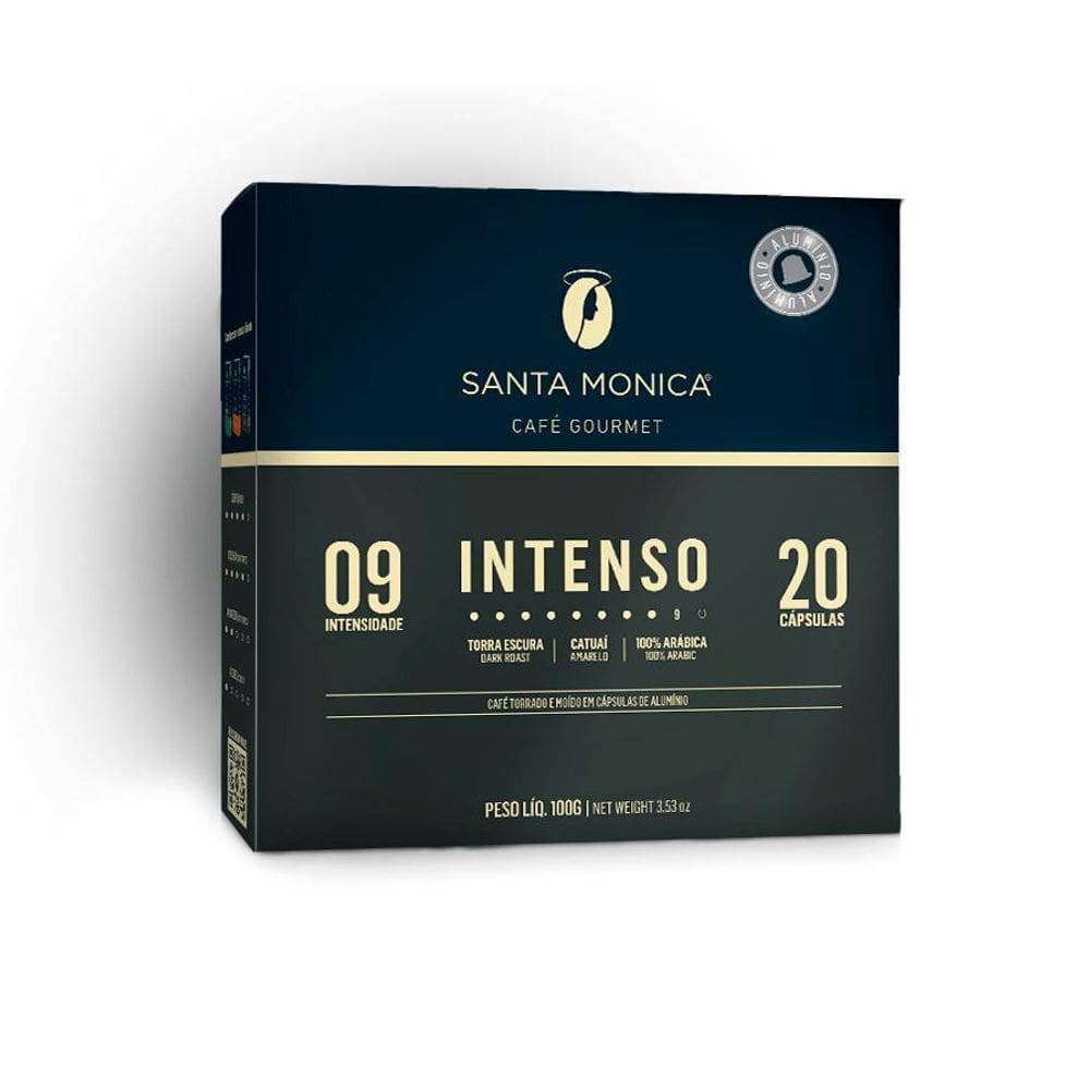 Café Gourmet Intenso 20 Cápsulas Nespresso - Santa Monica