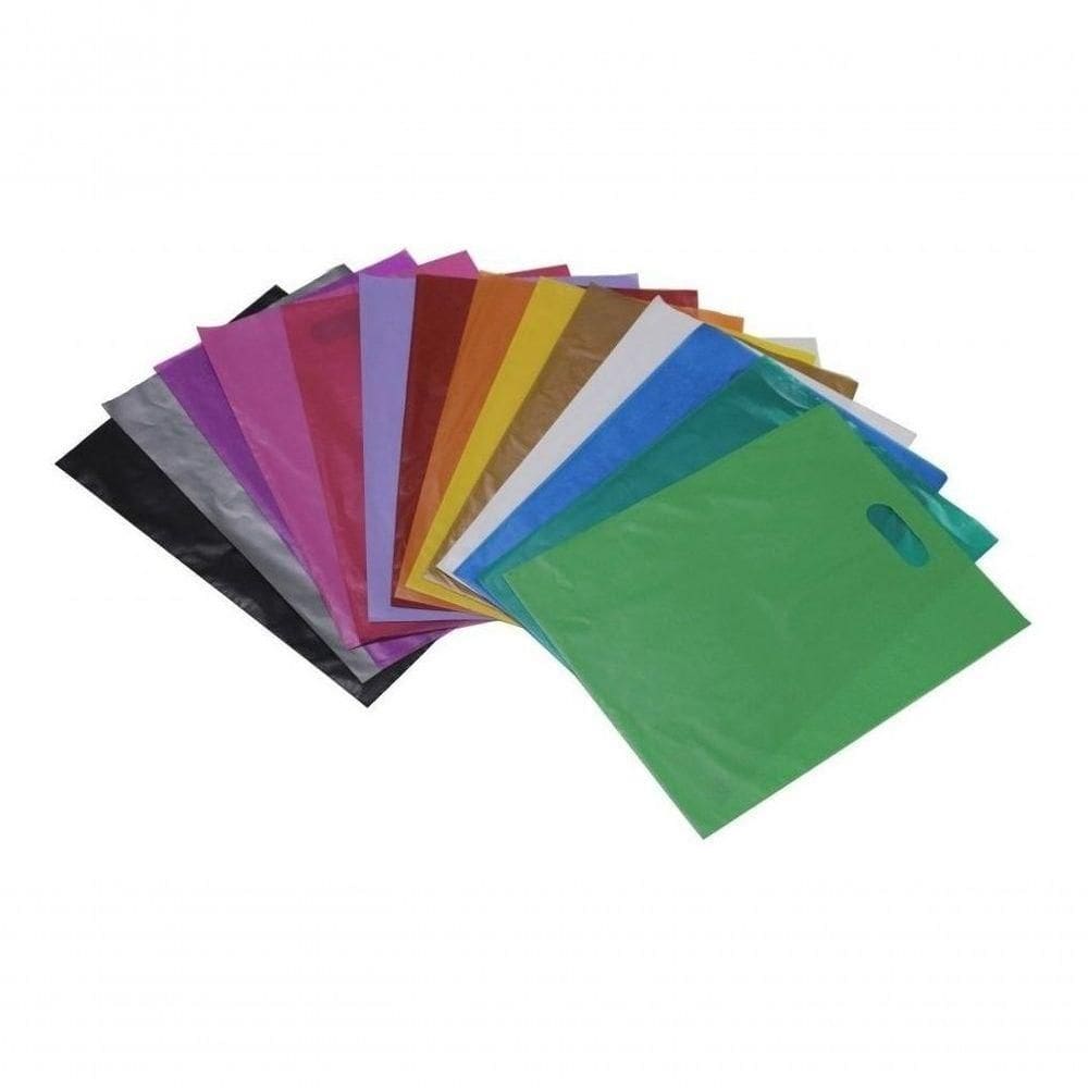 Sacolas Plasticas Recicladas 45x60 Boca De Palhaço 1kg