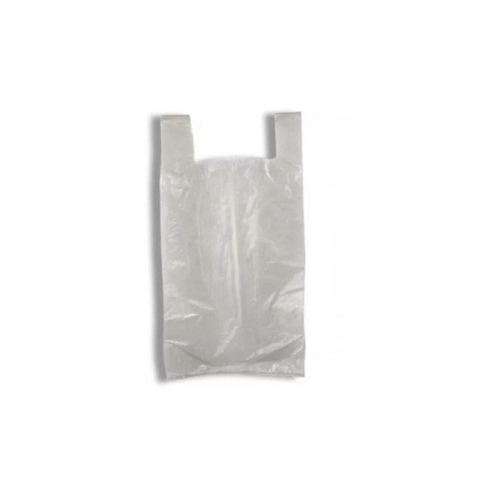 Sacola Plástica Branca Reciclada 35x45 - 5kg