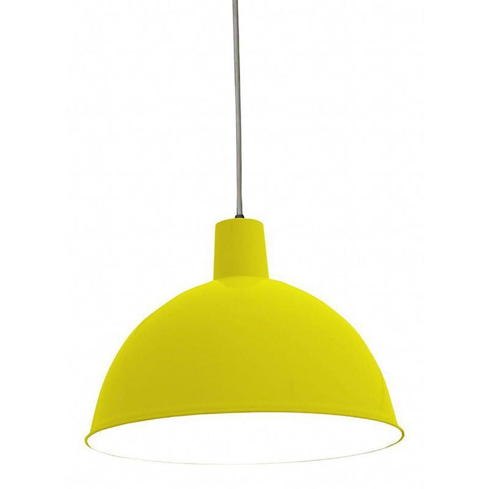 Pendente Taschibra Amarelo 100W E27 - Iluminação de Destaque