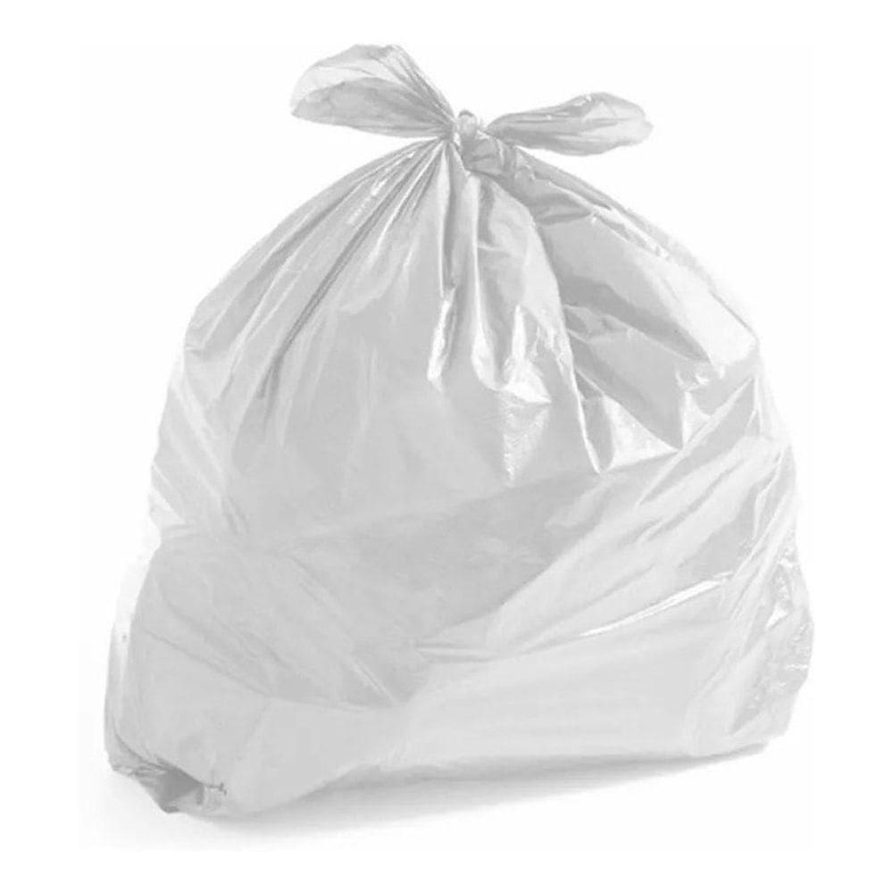 Saco De Lixo Branco Reforçado 30 Litros 100 Unidades