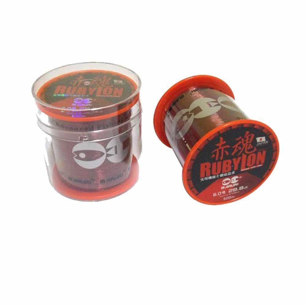 Linha Monofilamento Rubylon Vermelha Tamanho 0,28mm