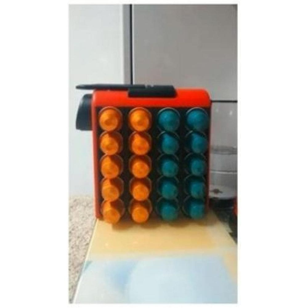 Suporte Porta Capsula Nespresso 20 Capsulas Lateral, Parede