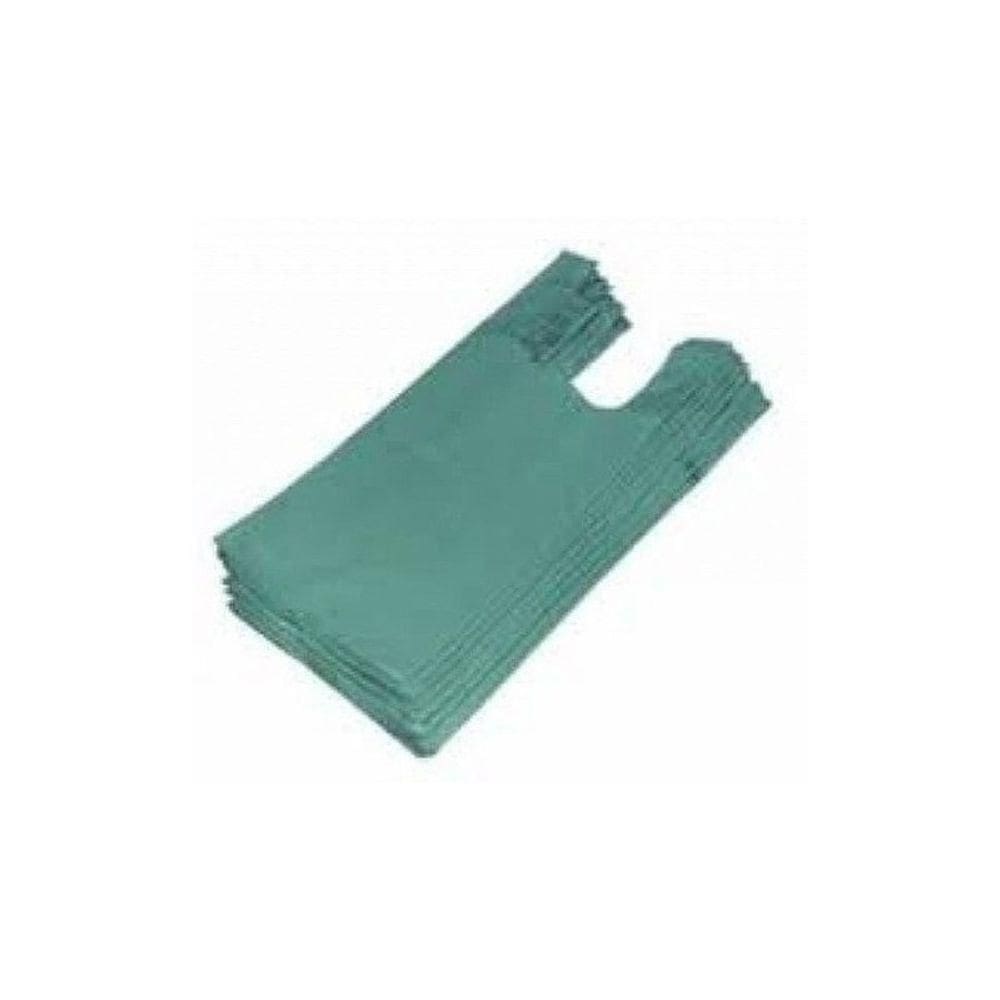 Sacola Reciclada 40 X 50 Verde Pacote Com 1 Kg