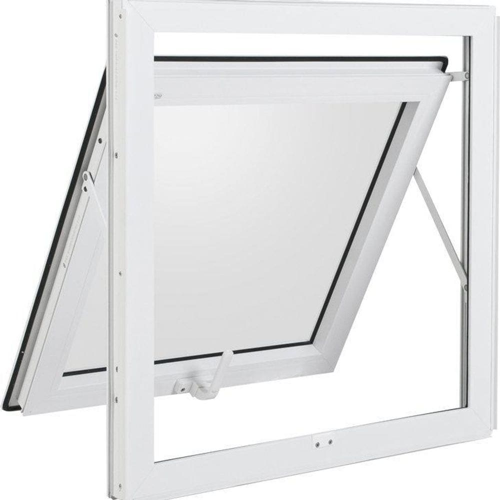 Janela Maxiar De Banheiro Esquadrias Brasil 65X65 Branco