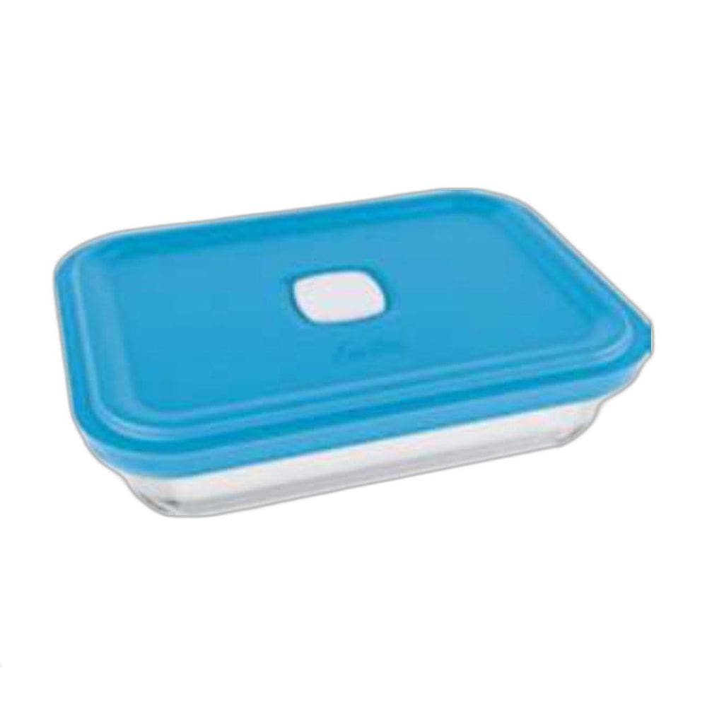 Tigela De Vidro Com Tampa Facilita Vap 750Ml 06 Pote Médio