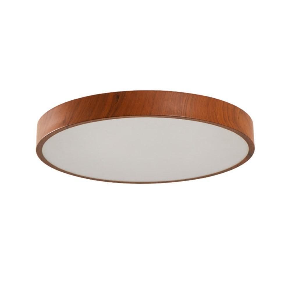 Luminária Plafon LED Oris Nordecor 24w 40cm Imbuia