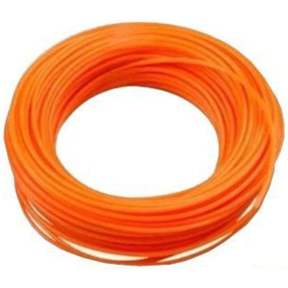 Fio Nylon Roçadeira Quadrado Cortador Grama 20 Metros 2Mm