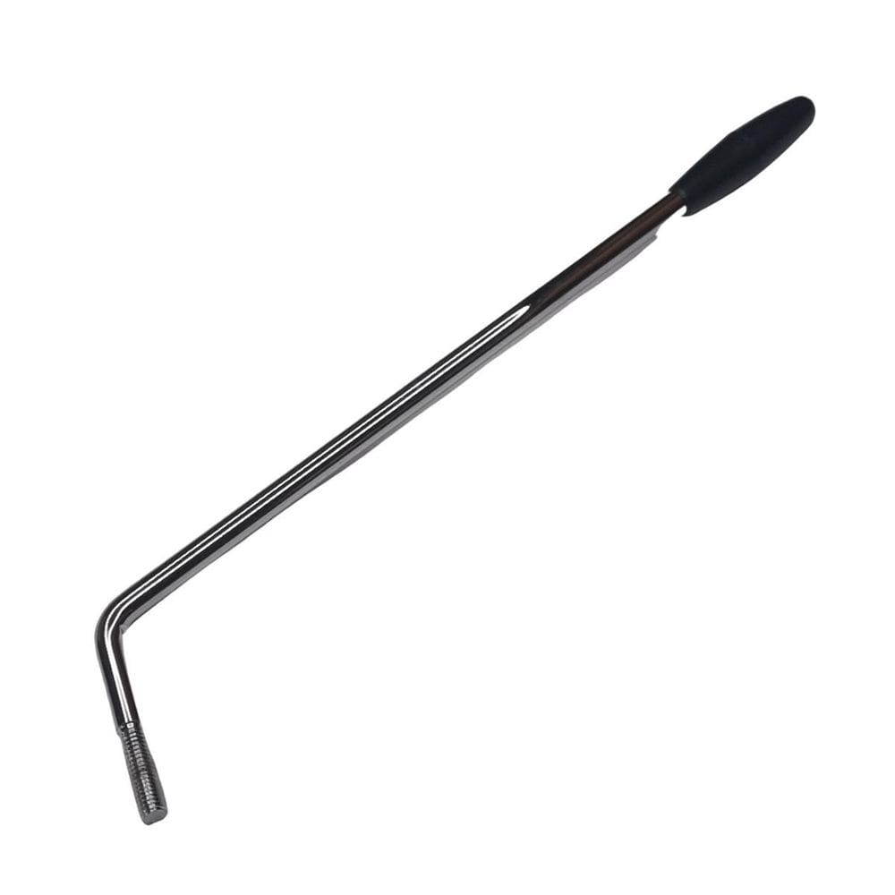 Alavanca Guitarra Rosca Interna 5mm Fina Cromada Ponta Preta