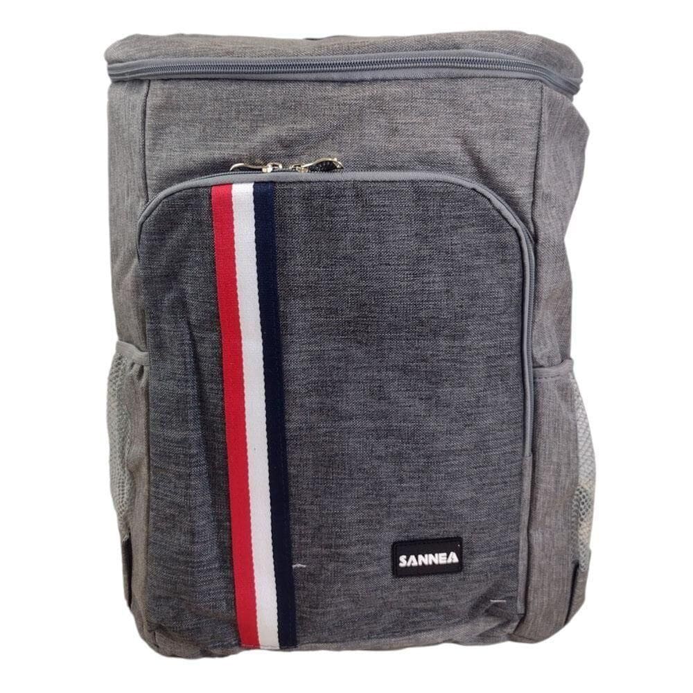 Mochila Térmica Cinza 25l - Estilo E Praticidade Para Alimentos E Bebidas