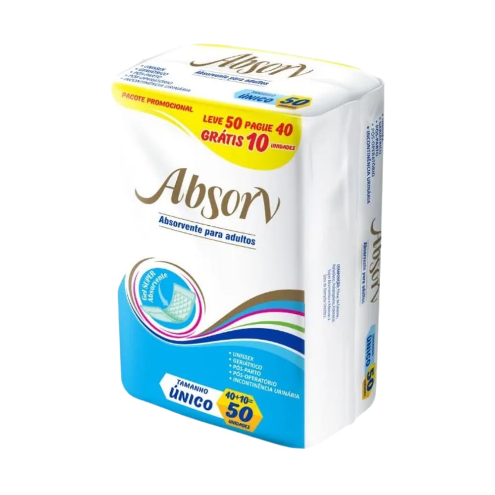 Absorvente Geriátrico Pós Parto Pós Operatório Absorv Barato