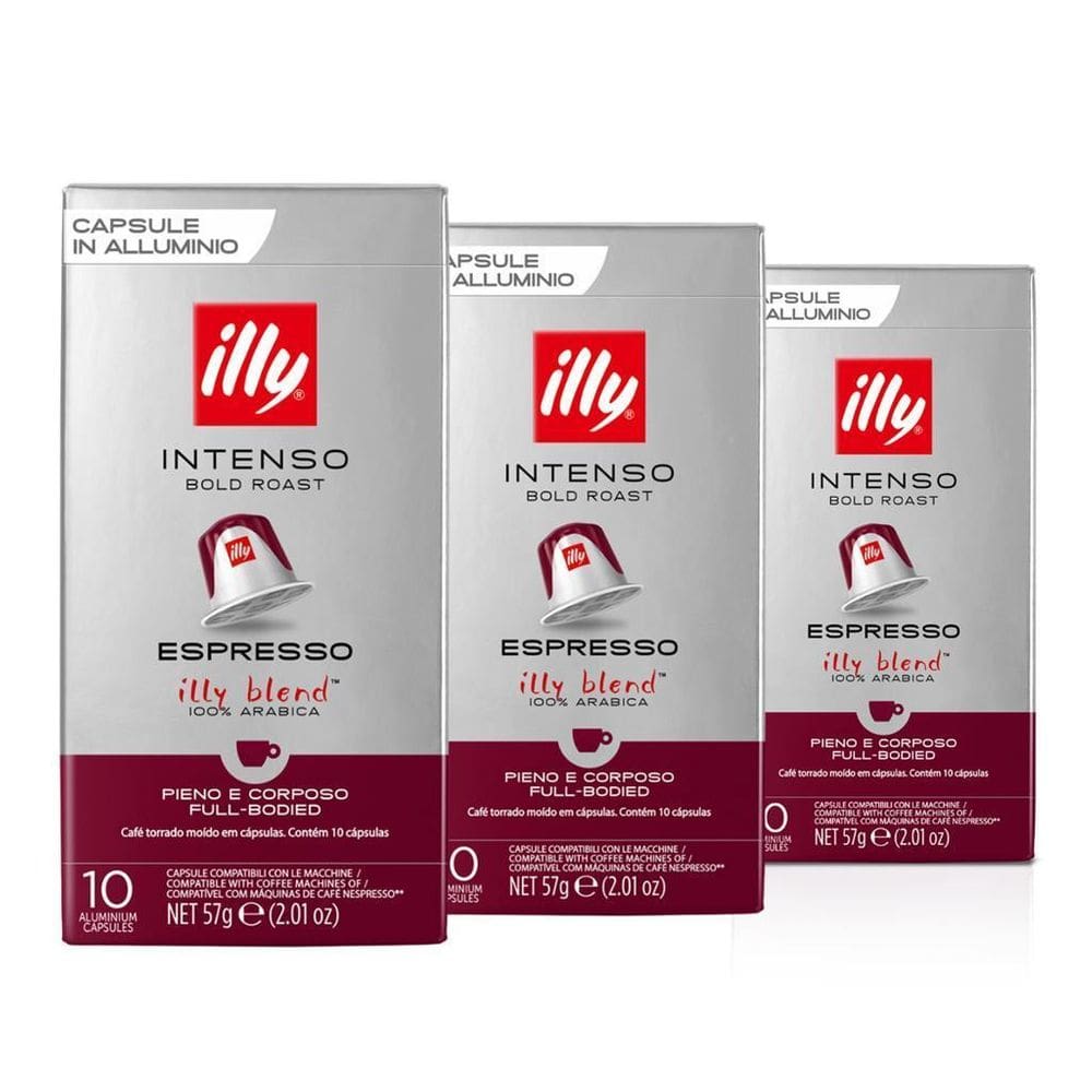 Cápsulas Illy 100% Arábica Nespresso - 30 Unidades