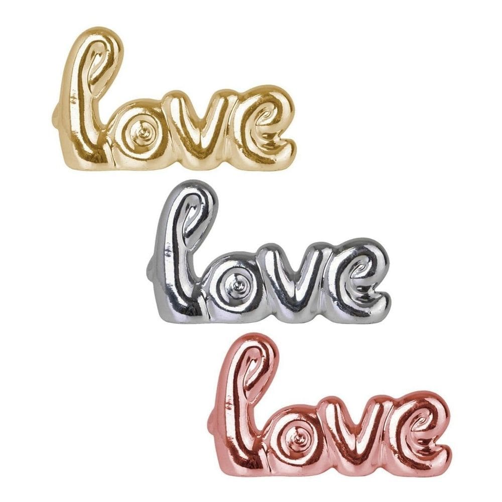 3 Letreiro Decorativo Enfeite Palavra Love Porcelana