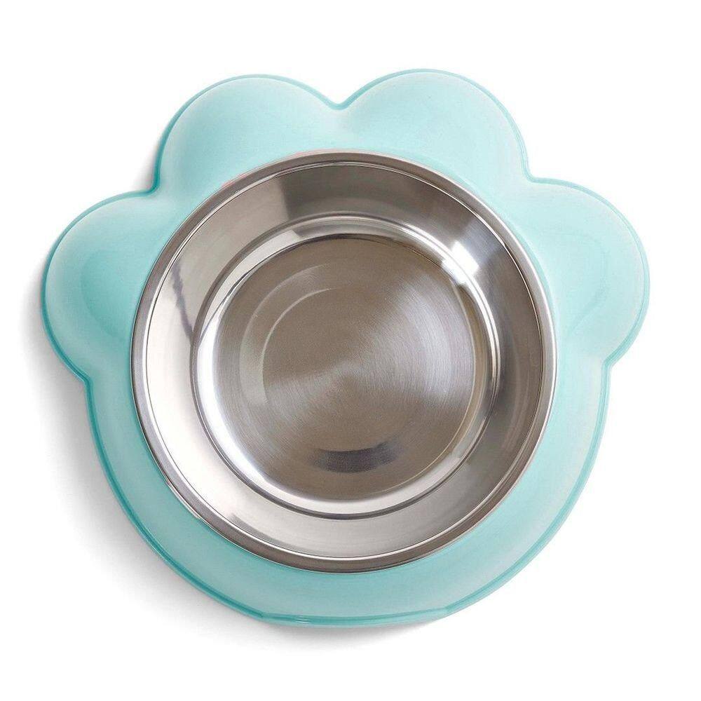 Comedouro Patas Pet Azul