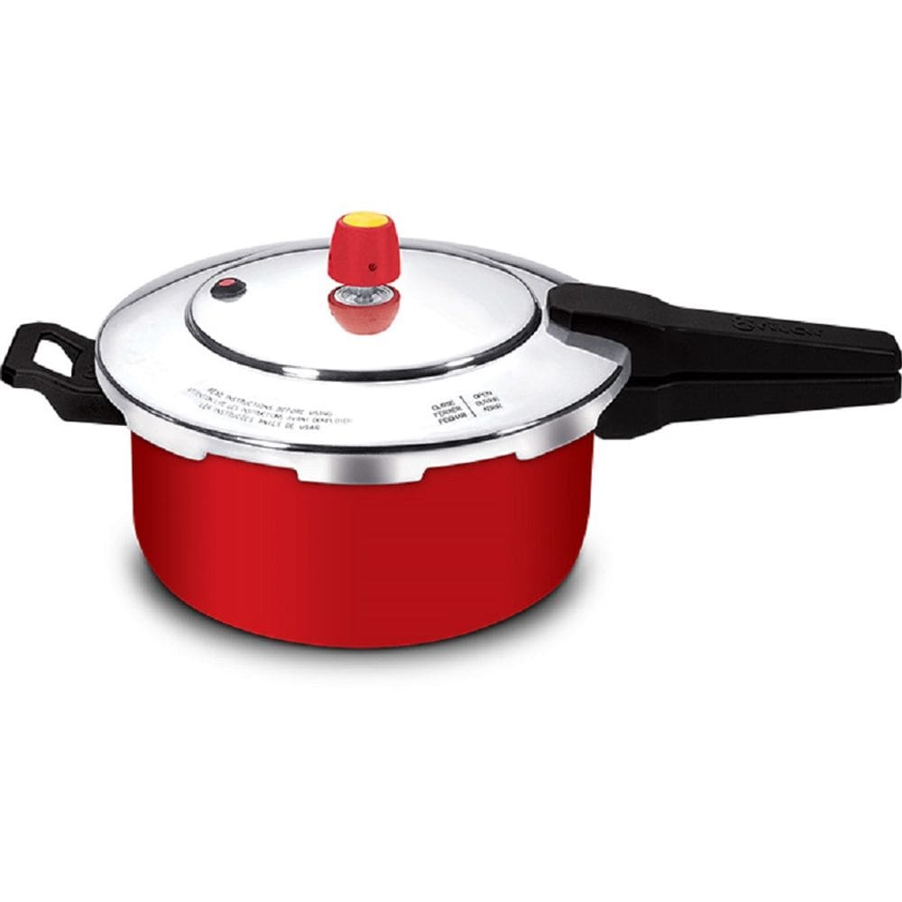 Panela de Pressão Eirilar 5L Antiaderente - Vermelha