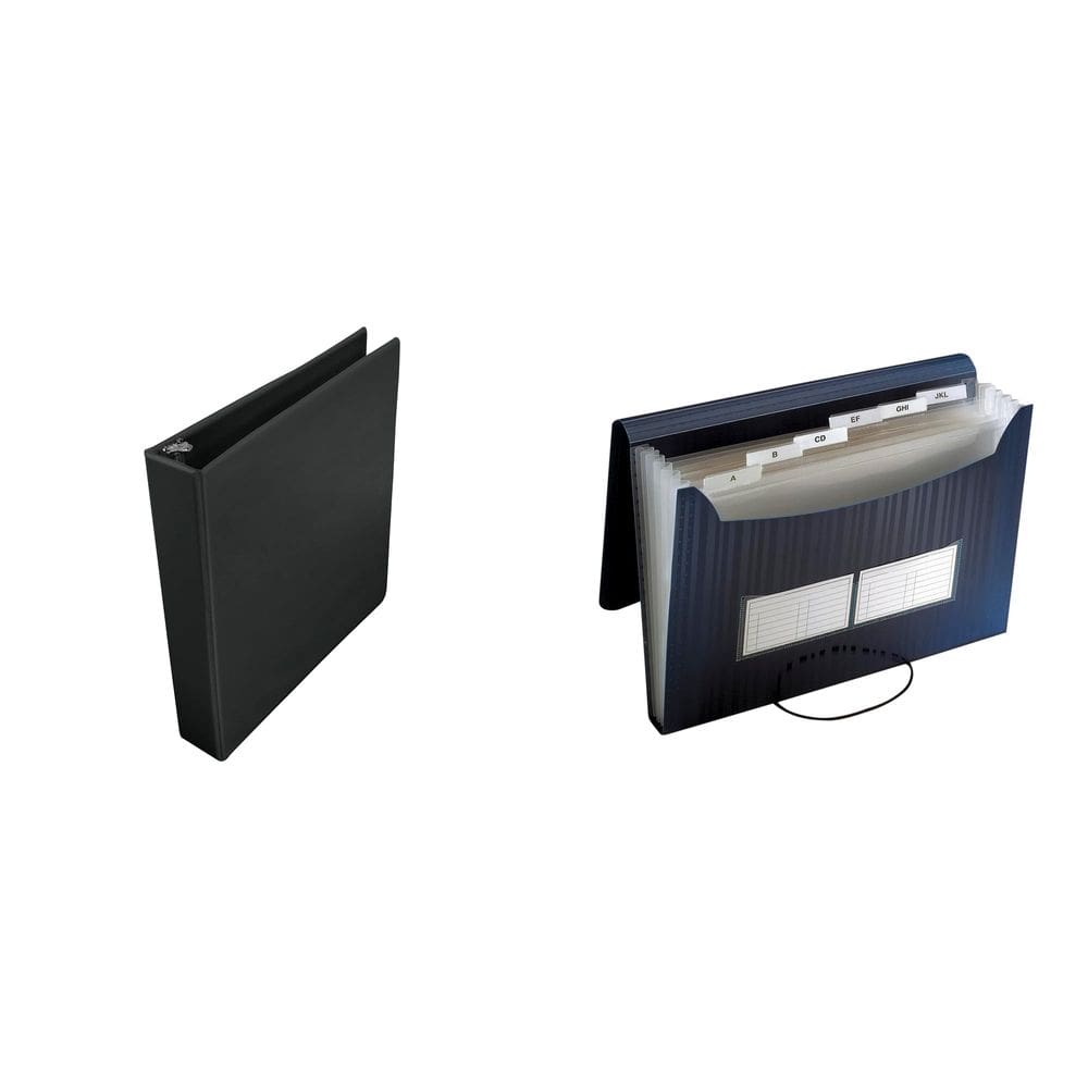 Kit de organização escolar e de escritório Casafoyer Binder & File