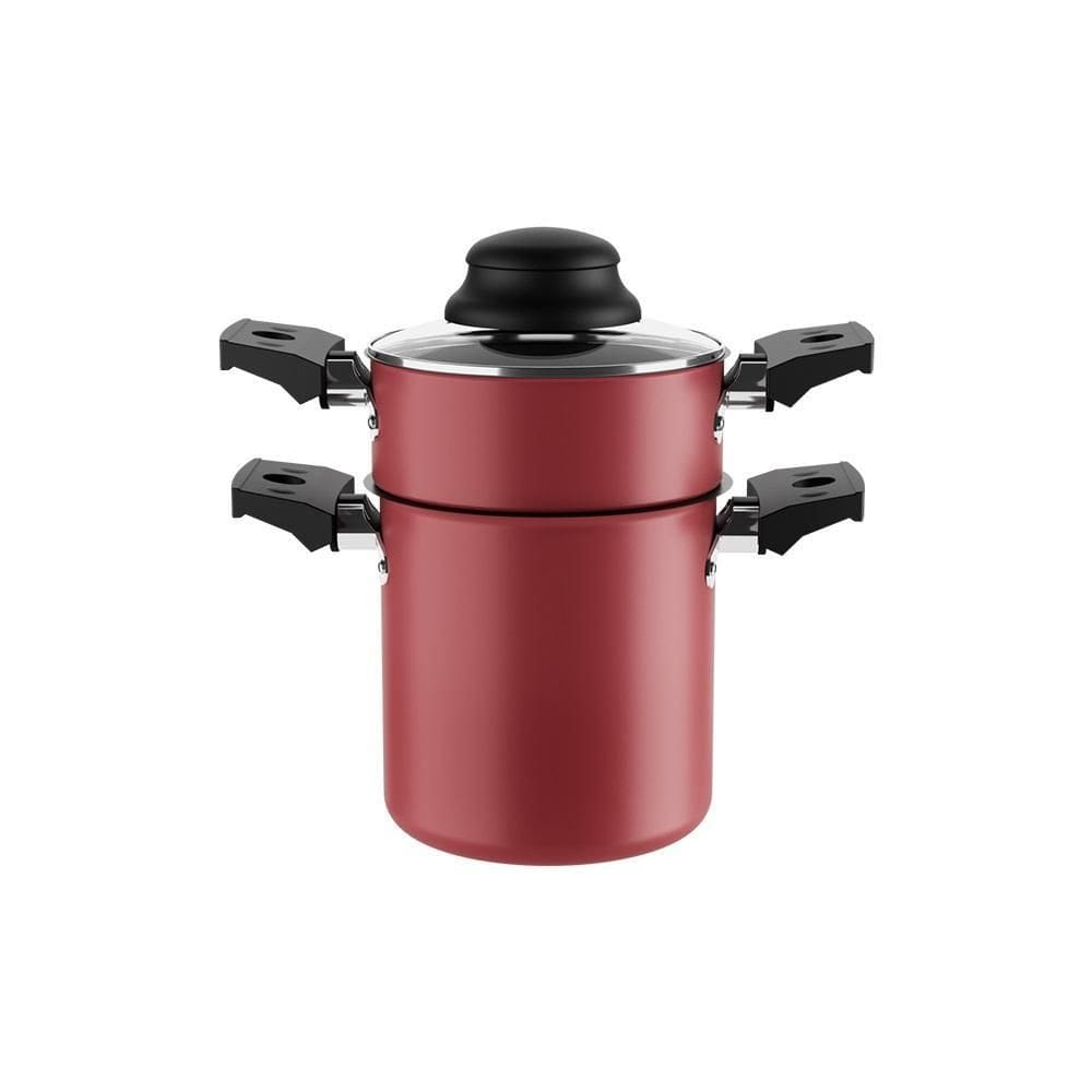 Cuscuzeira Especiarias Vermelha 800Ml Brinox 7102/360