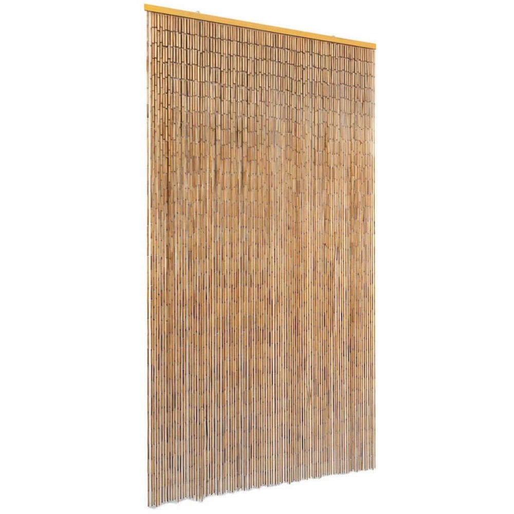 Cortina de porta para insetos VidaXL Bamboo Anti Mosquito 100x200cm