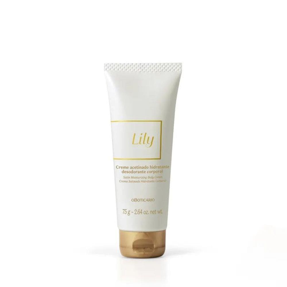 Creme Acetinado Lily 75G De O Boticário